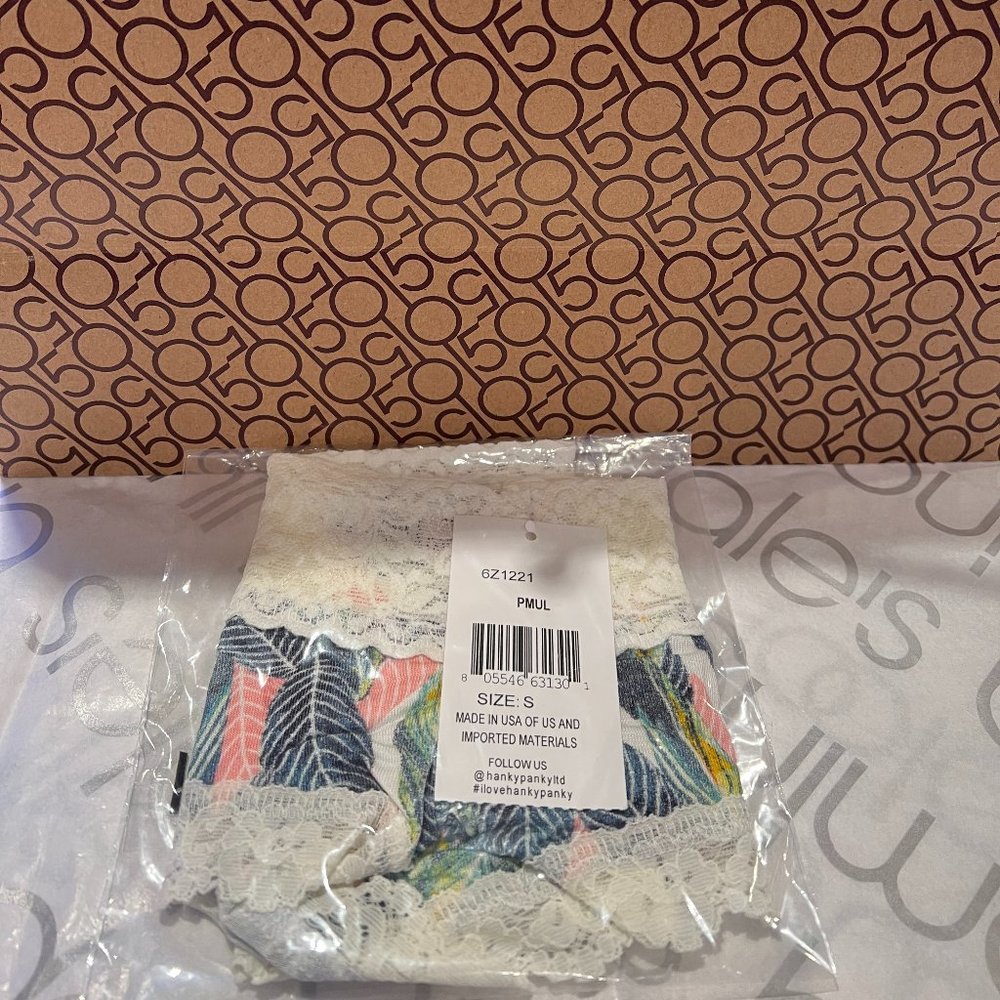 Hanky Panky Tropical Palm Leaf Boyshort - Picture 3 of 3